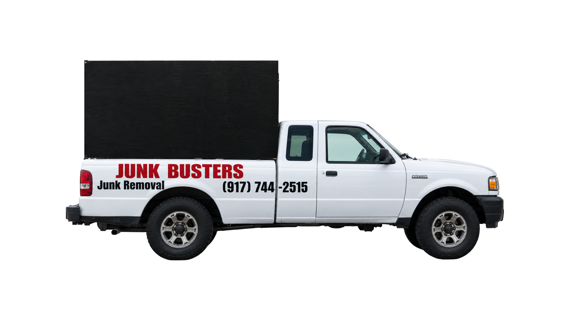 Junk Busters Ford Ranger with tall box