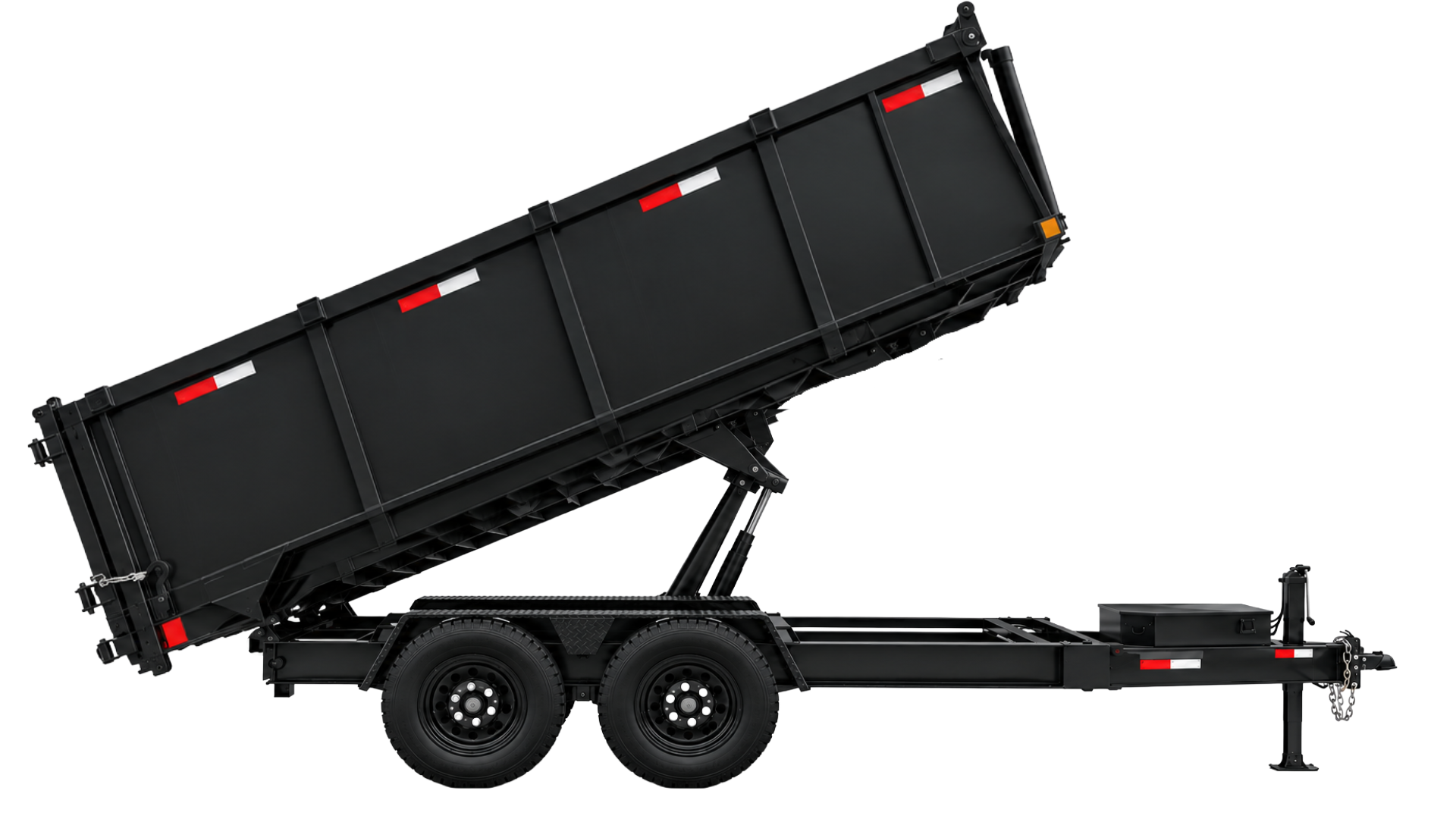 Junk Busters 16 ft hydraulic dump trailer