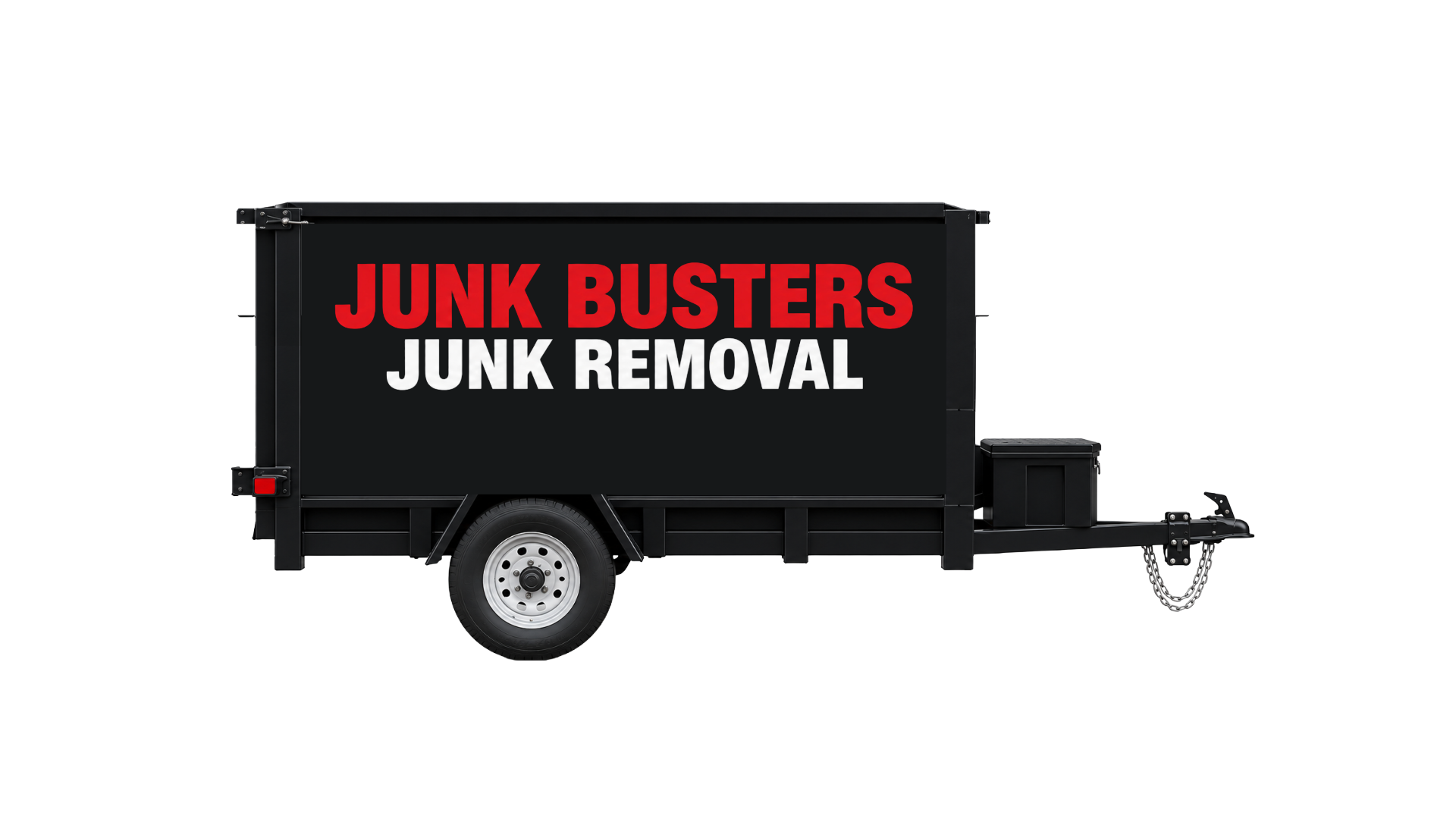 Junk Busters 7 ft box trailer