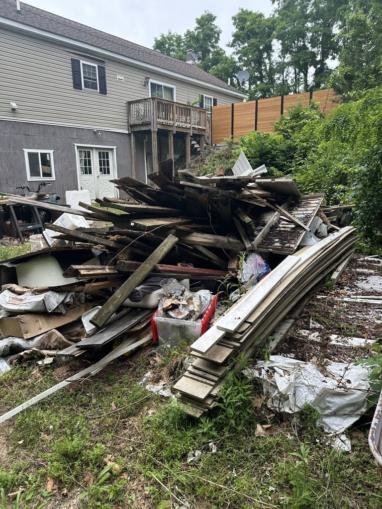 Demolition debris cleanout