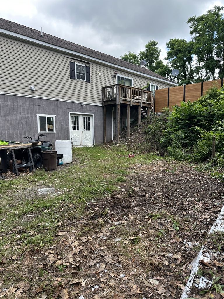 Yard cleared out — after